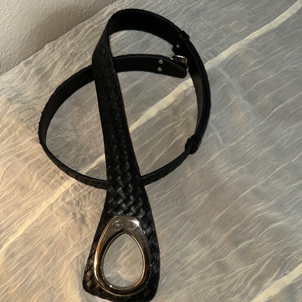 Coldwater Creek Black Belt with Timeless Elegance